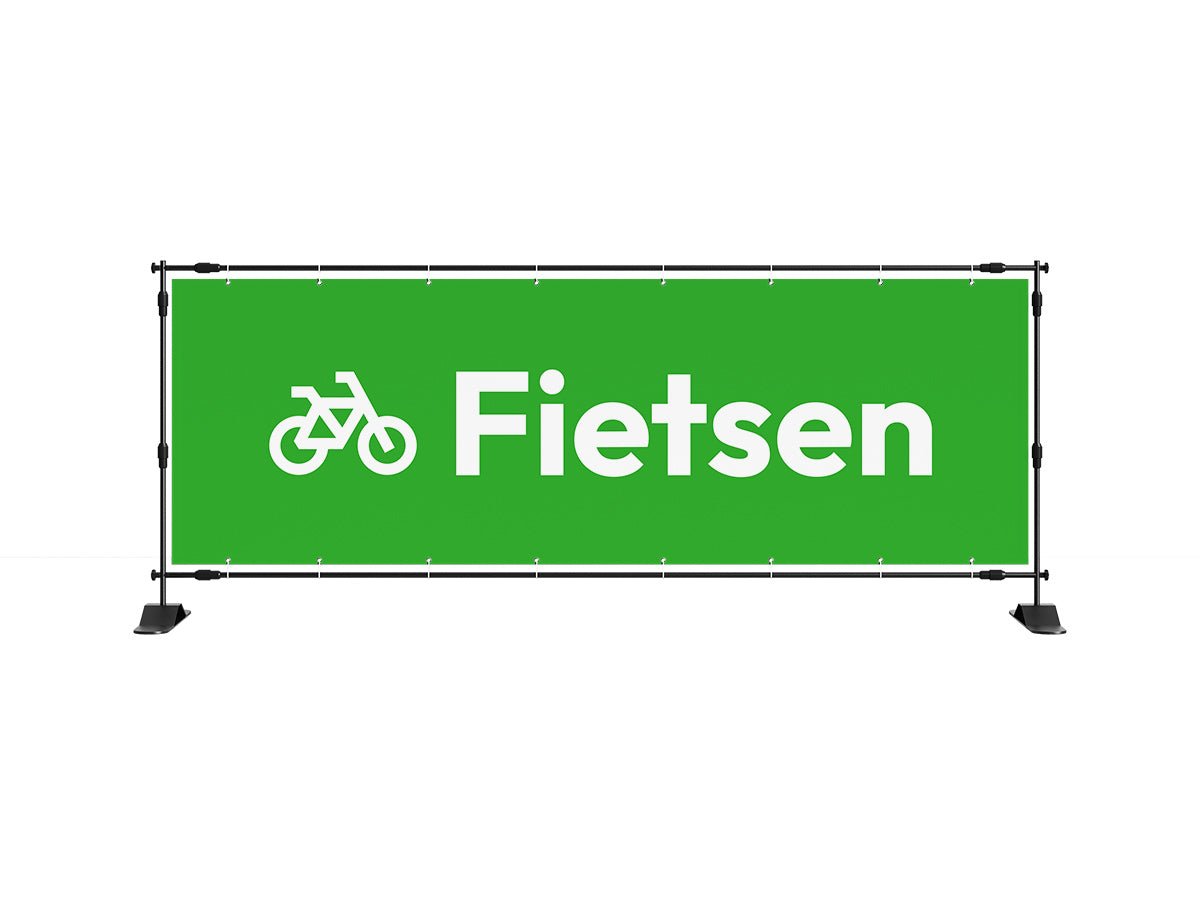 Fietsen spandoek 1 (8 kleuren) - eventspandoek.nl