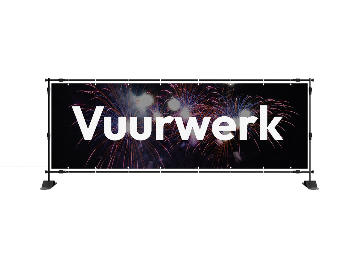 Vuurwerk spandoek 1 - eventspandoek.nl