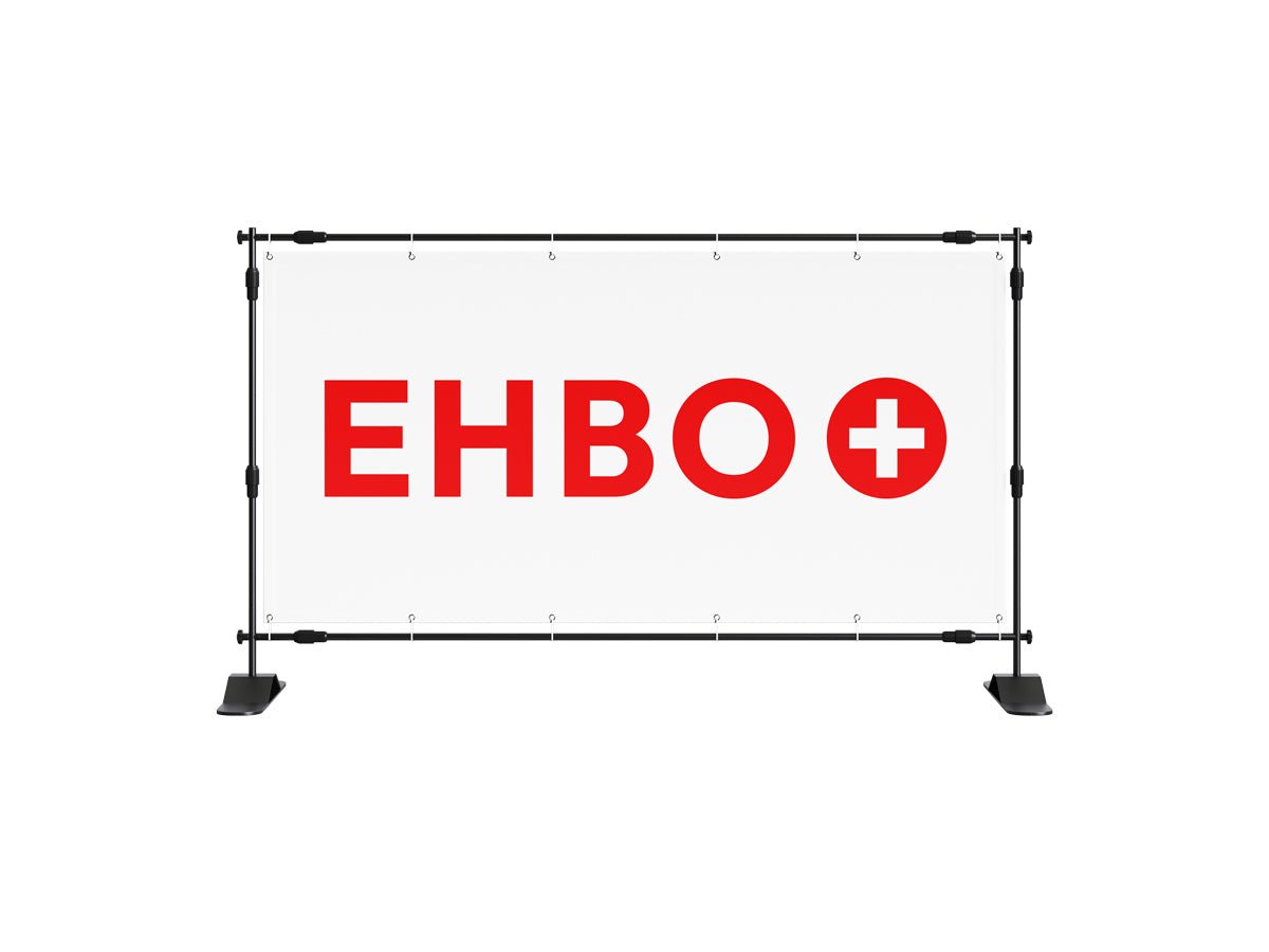 EHBO spandoek (3 kleuren) - eventspandoek.nl