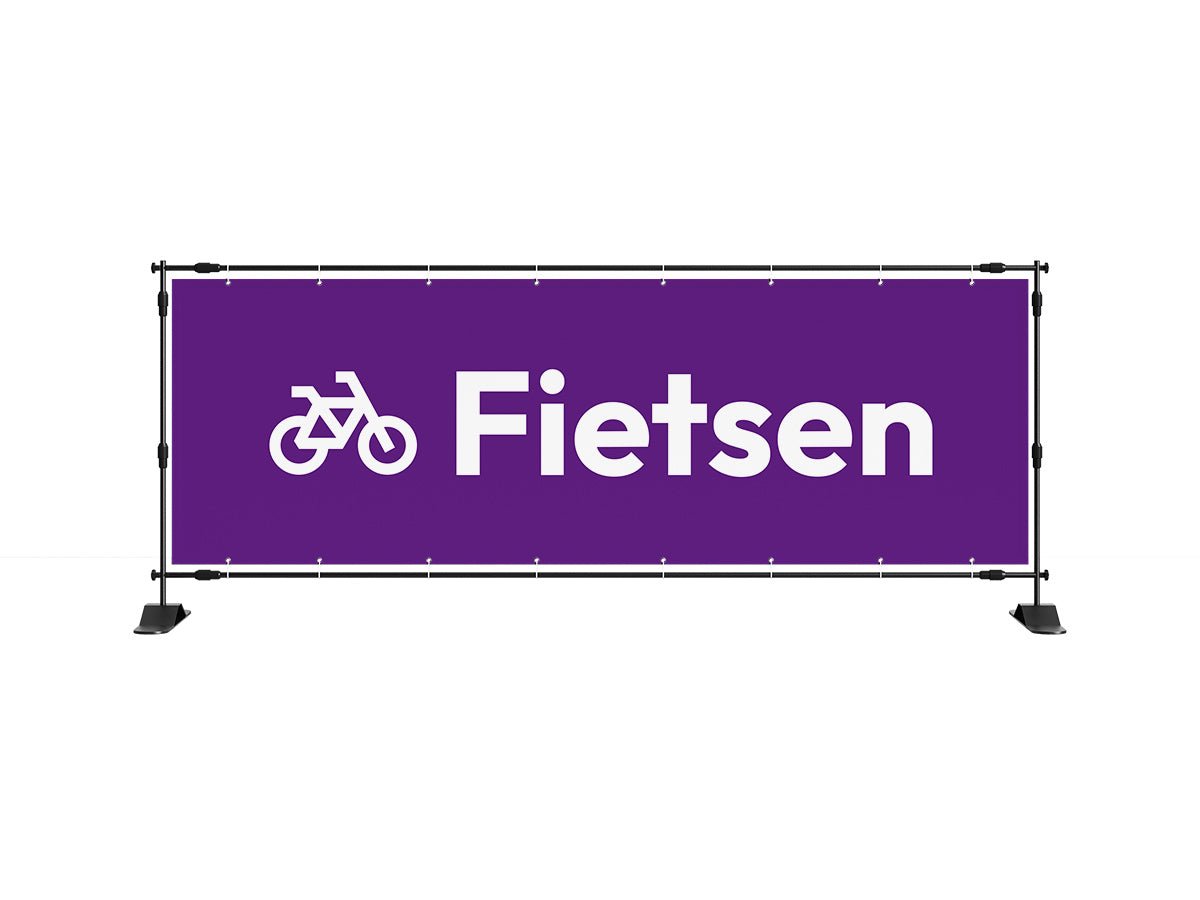 Fietsen spandoek 1 (8 kleuren) - eventspandoek.nl