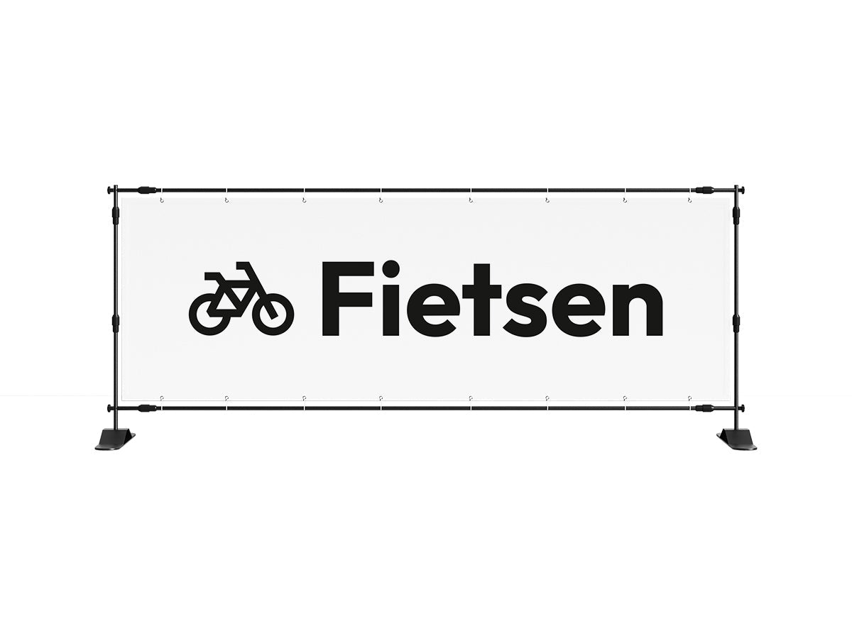 Fietsen spandoek 1 (8 kleuren) - eventspandoek.nl