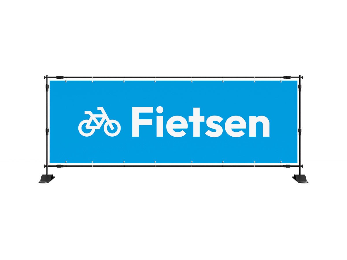 Fietsen spandoek 1 (8 kleuren) - eventspandoek.nl