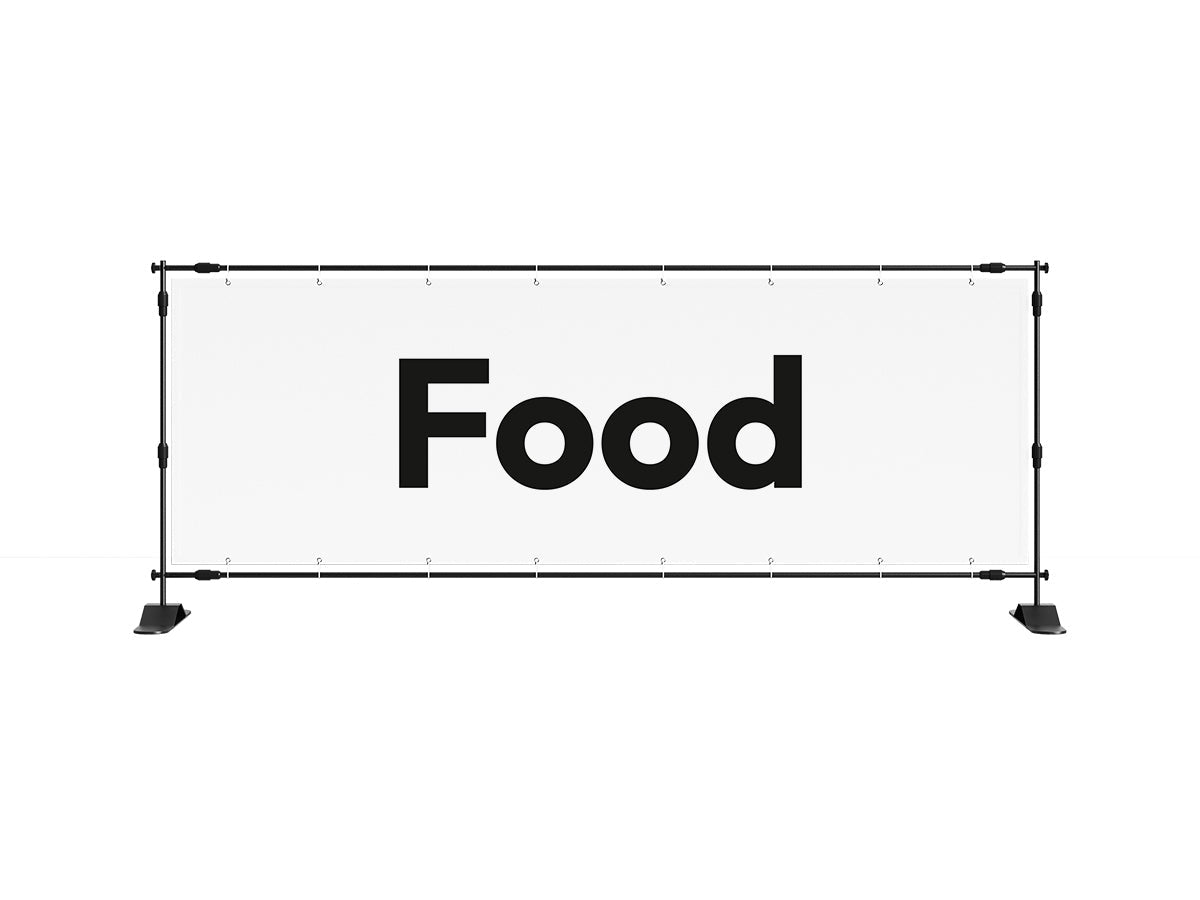 Food spandoek 1 (8 kleuren) - eventspandoek.nl