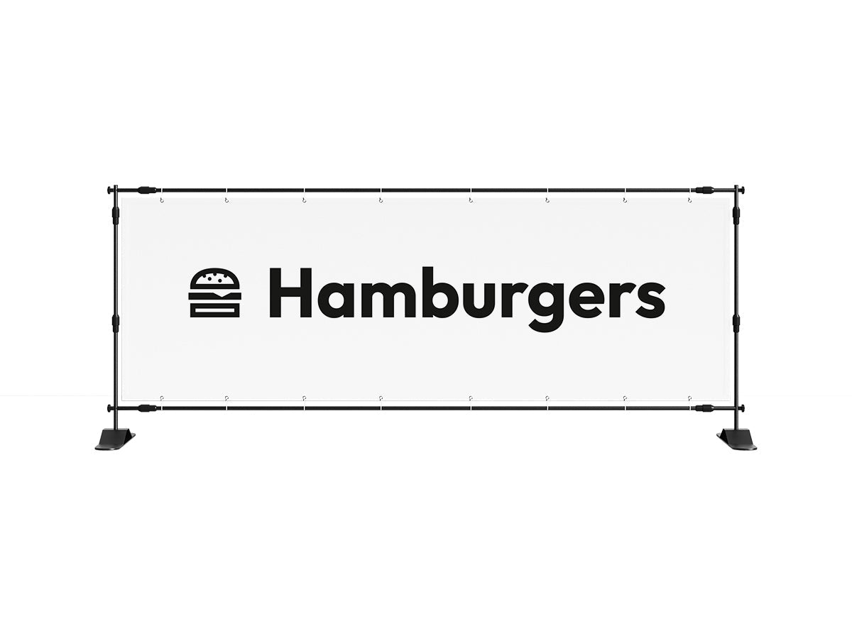 Hamburger spandoek 1 (8 kleuren) - eventspandoek.nl