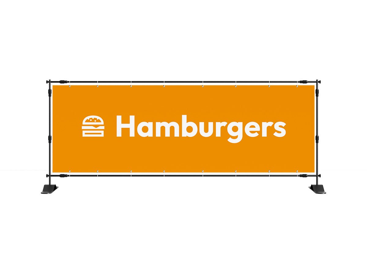 Hamburger spandoek 1 (8 kleuren) - eventspandoek.nl