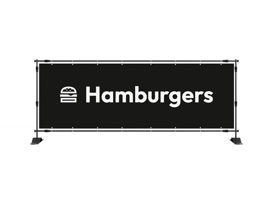 Hamburger spandoek 1 (8 kleuren) - eventspandoek.nl