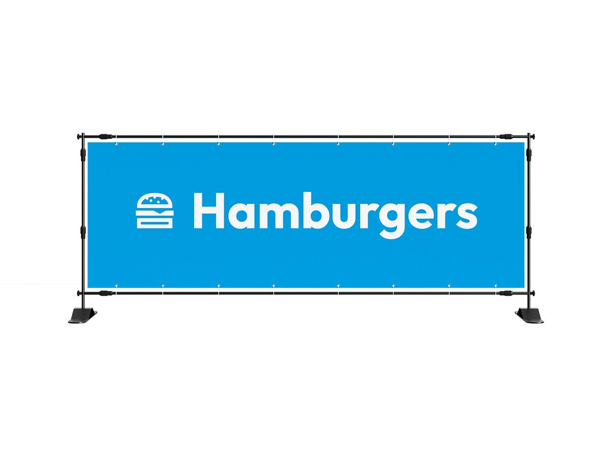 Hamburger spandoek 1 (8 kleuren) - eventspandoek.nl