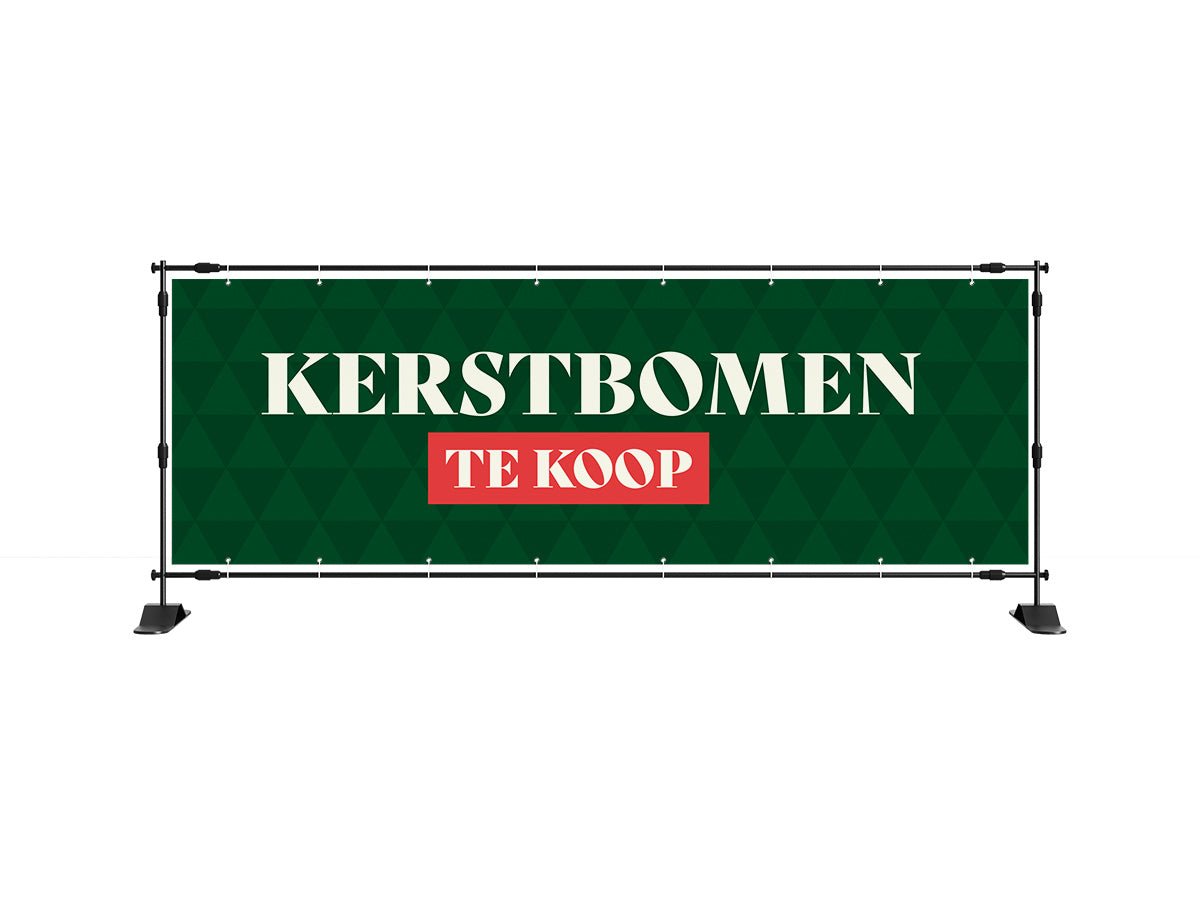 Kerstbomen te koop spandoek 4 - eventspandoek.nl