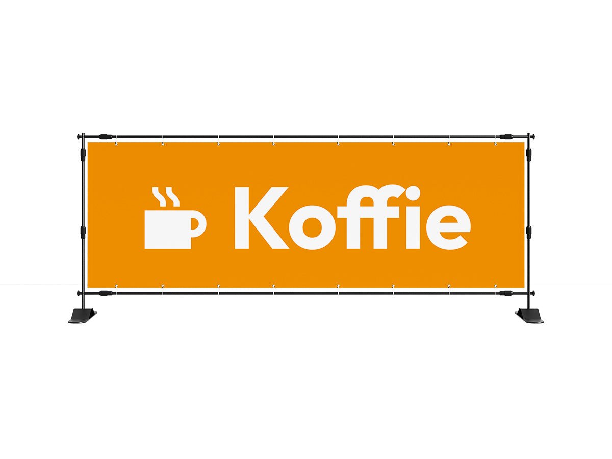 Koffie spandoek 1 (8 kleuren) - eventspandoek.nl