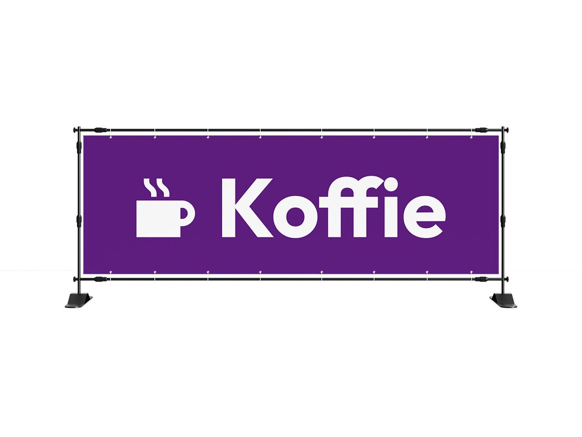 Koffie spandoek 1 (8 kleuren) - eventspandoek.nl