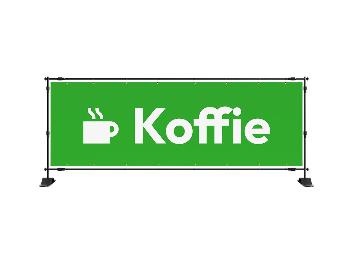 Koffie spandoek 1 (8 kleuren) - eventspandoek.nl