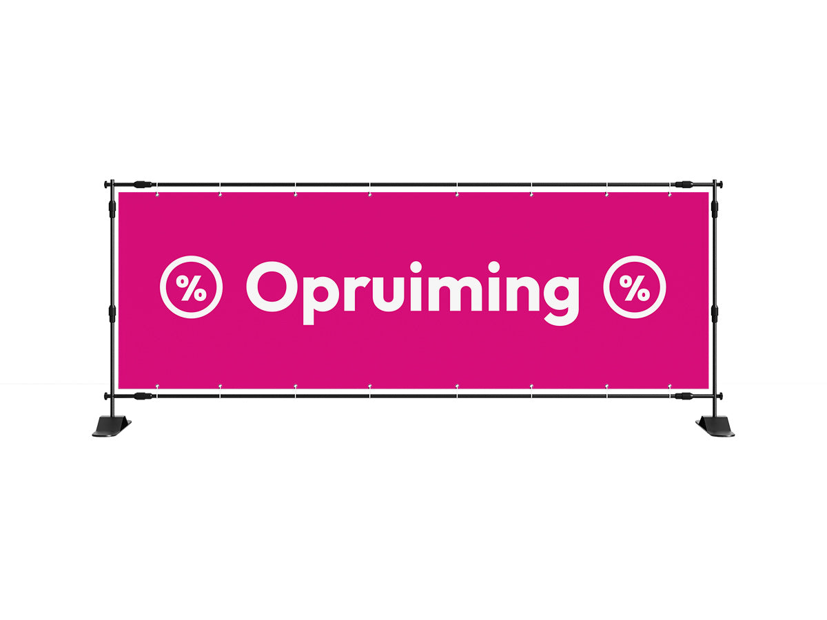 Opruiming spandoek (8 kleuren) - eventspandoek.nl