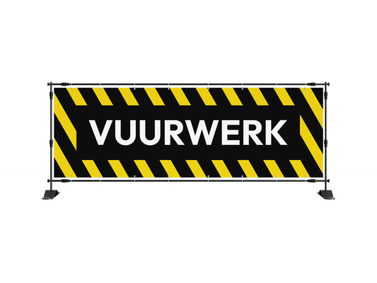 Vuurwerk spandoek 2