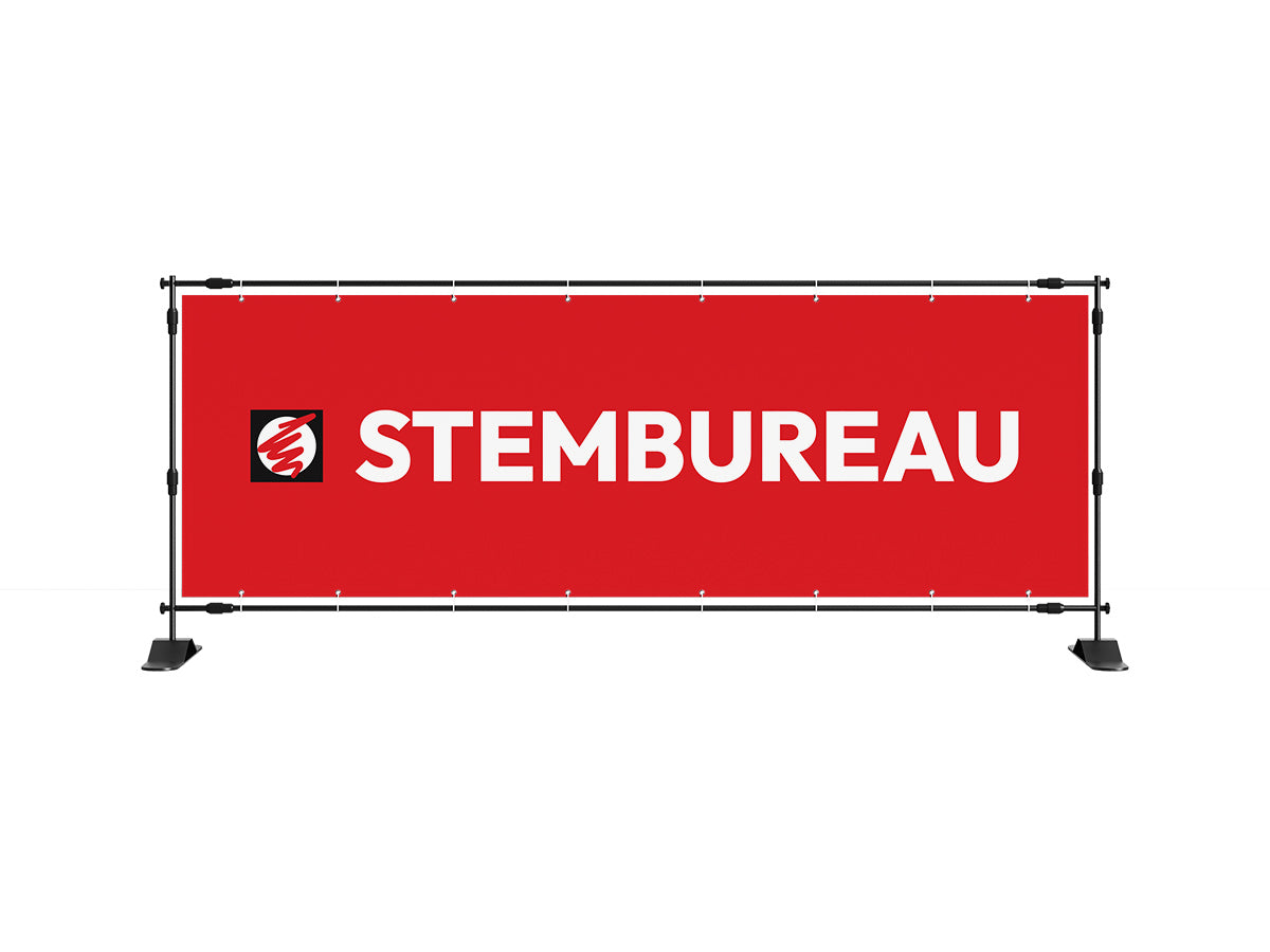 Stembureau spandoek (3 kleuren) - eventspandoek.nl