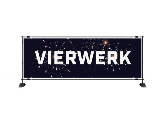 Vierwerk spandoek 🔥 - eventspandoek.nl