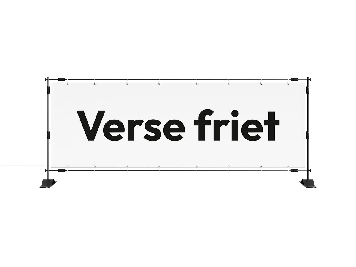 Verse friet spandoek 1 (8 kleuren) - eventspandoek.nl