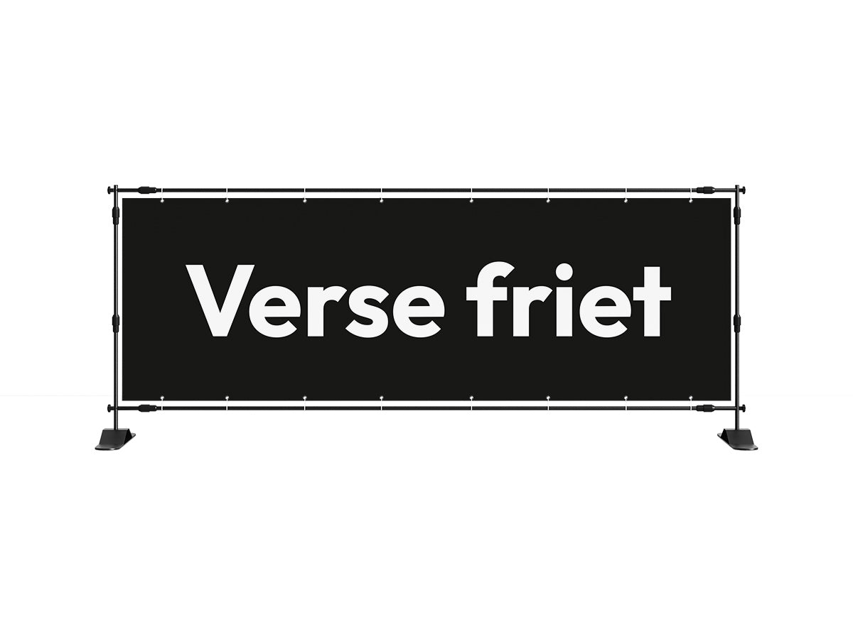 Verse friet spandoek 1 (8 kleuren) - eventspandoek.nl