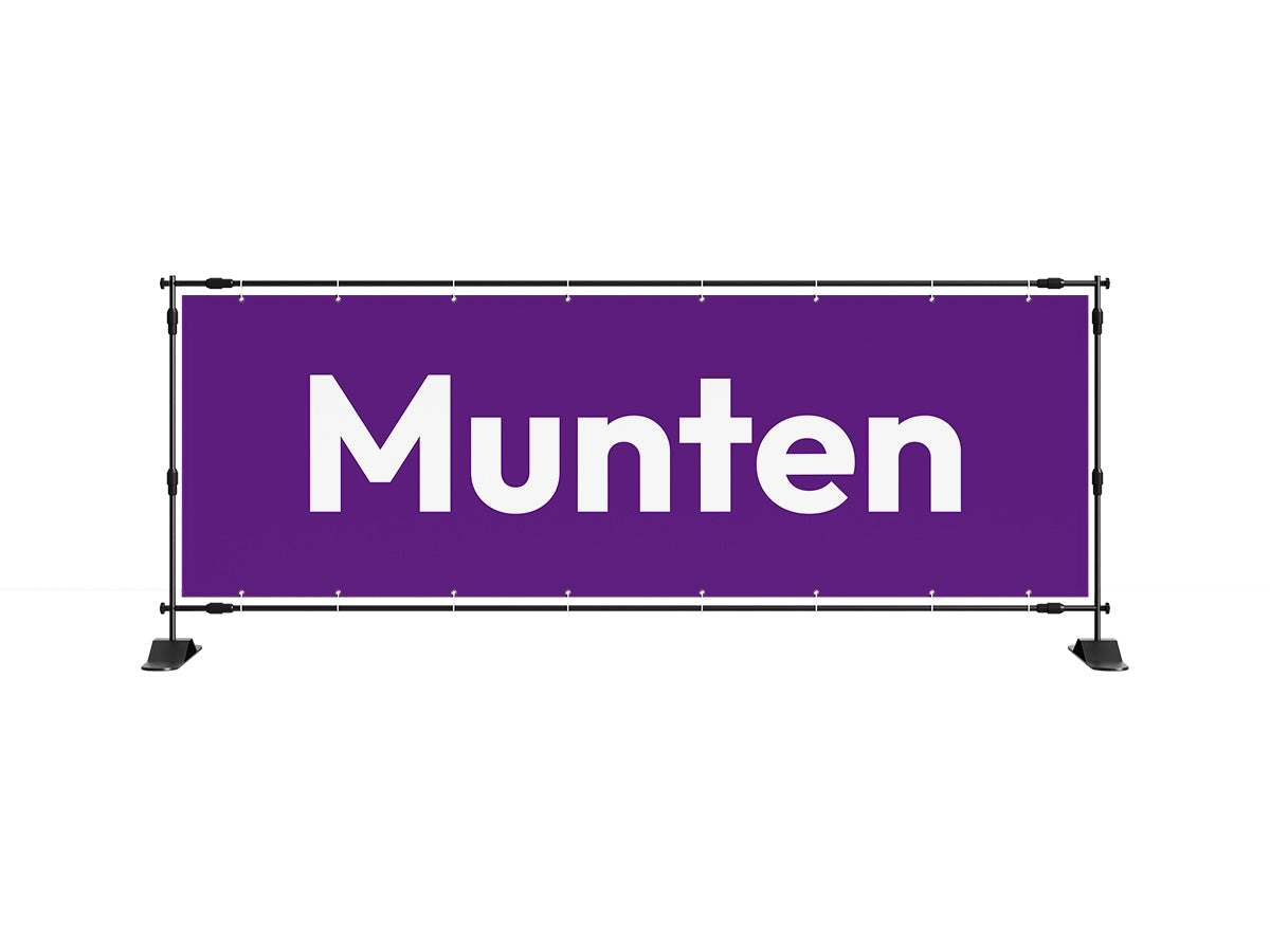 Munten spandoek 1 (8 kleuren) - eventspandoek.nl