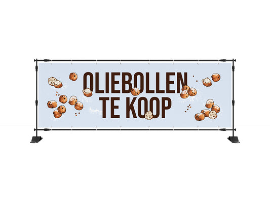 Oliebollen te koop spandoek 4 - eventspandoek.nl