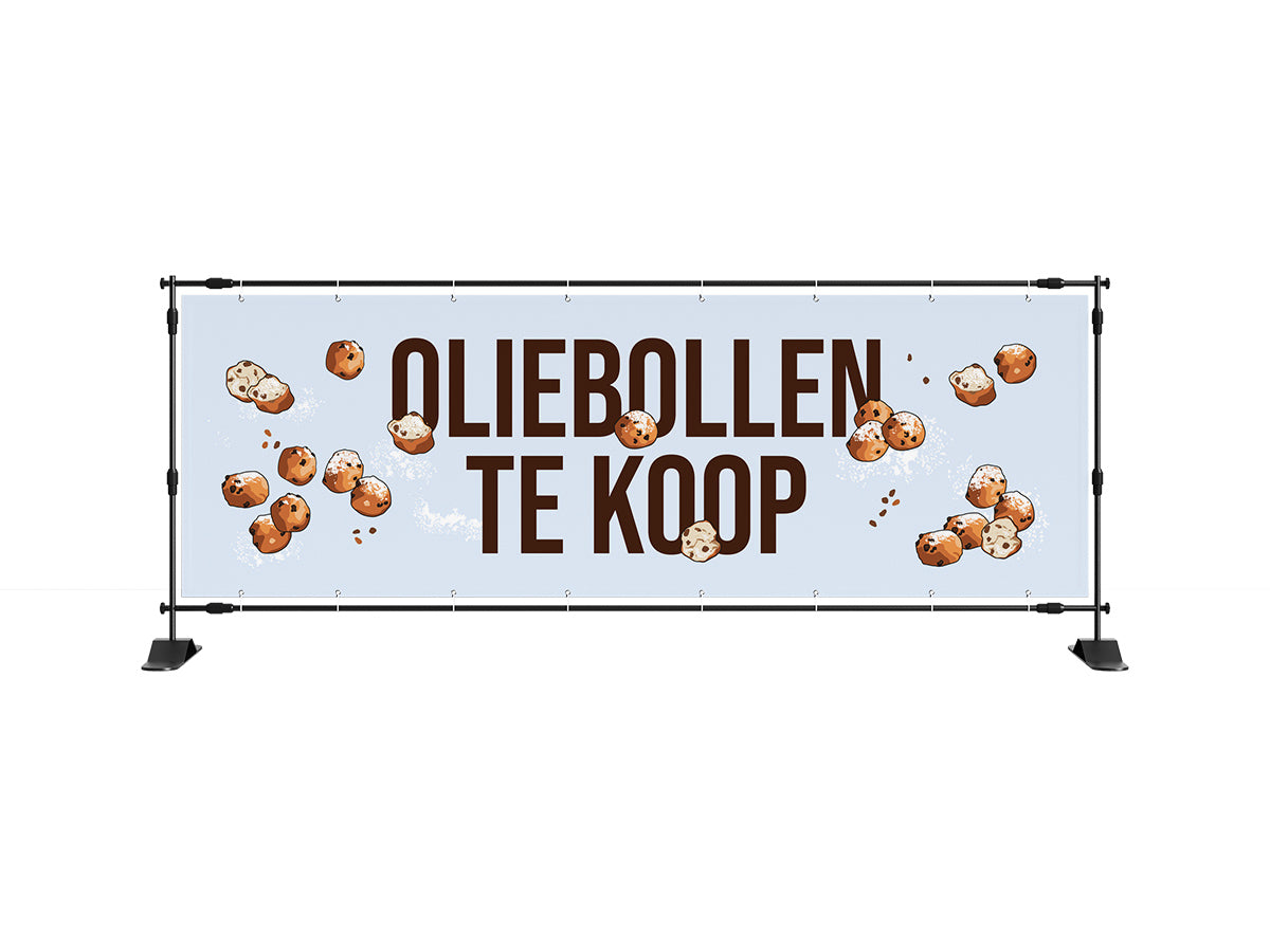 Oliebollen te koop spandoek 4 - eventspandoek.nl